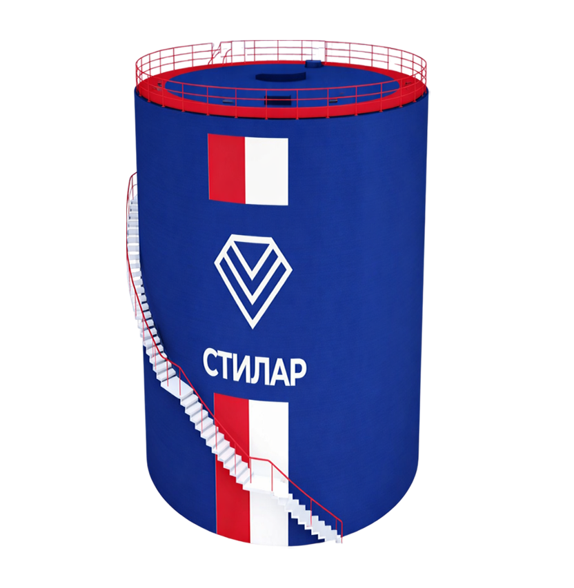 Цельносварной резервуар РВС для технической воды 20 м³ от завода-производителя